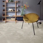 Carpet Dune in plain light beige, close-up of texture