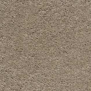 Carpet Hazelnut in plain warm taupe velour