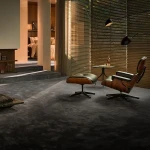 Carpet Midnight in plain deep black with a fine grain