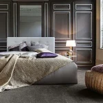 Carpet Chrome, dark grey heathered pile close-up