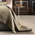 Carpet Heather in plain greyish beige with short loop pile