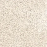Carpet Shell, plain ivory velvet pile close up
