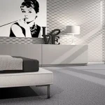 Carpet Silica, even light grey short velvet pile