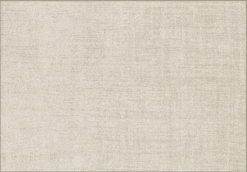 Custom rug Putty, plain light ivory with fine grain