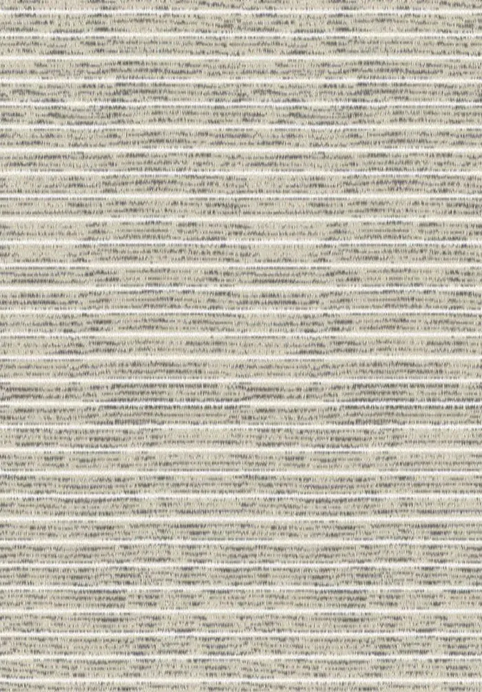 Custom rug Thatch, fine beige and grey horizontal stripes