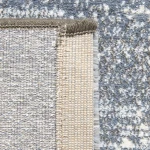 Custom rug Smoke in dark grey and blue-grey marbled pattern