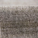 Custom rug Burnt Toast, taupe-brown loop pile with chartreuse flecks