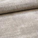 Custom rug Basalt, plain grey-taupe carpet with faint chevron