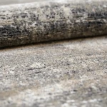 Custom rug Stone, grey-taupe texture with gold flecks