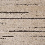 Custom rug Bamboo, close-up of brown stripes on beige