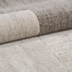 Custom rug Tobacco, dense warm ochre loop pile close up