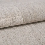 Custom carpet Rope, beige ribbed weave with fine stripes