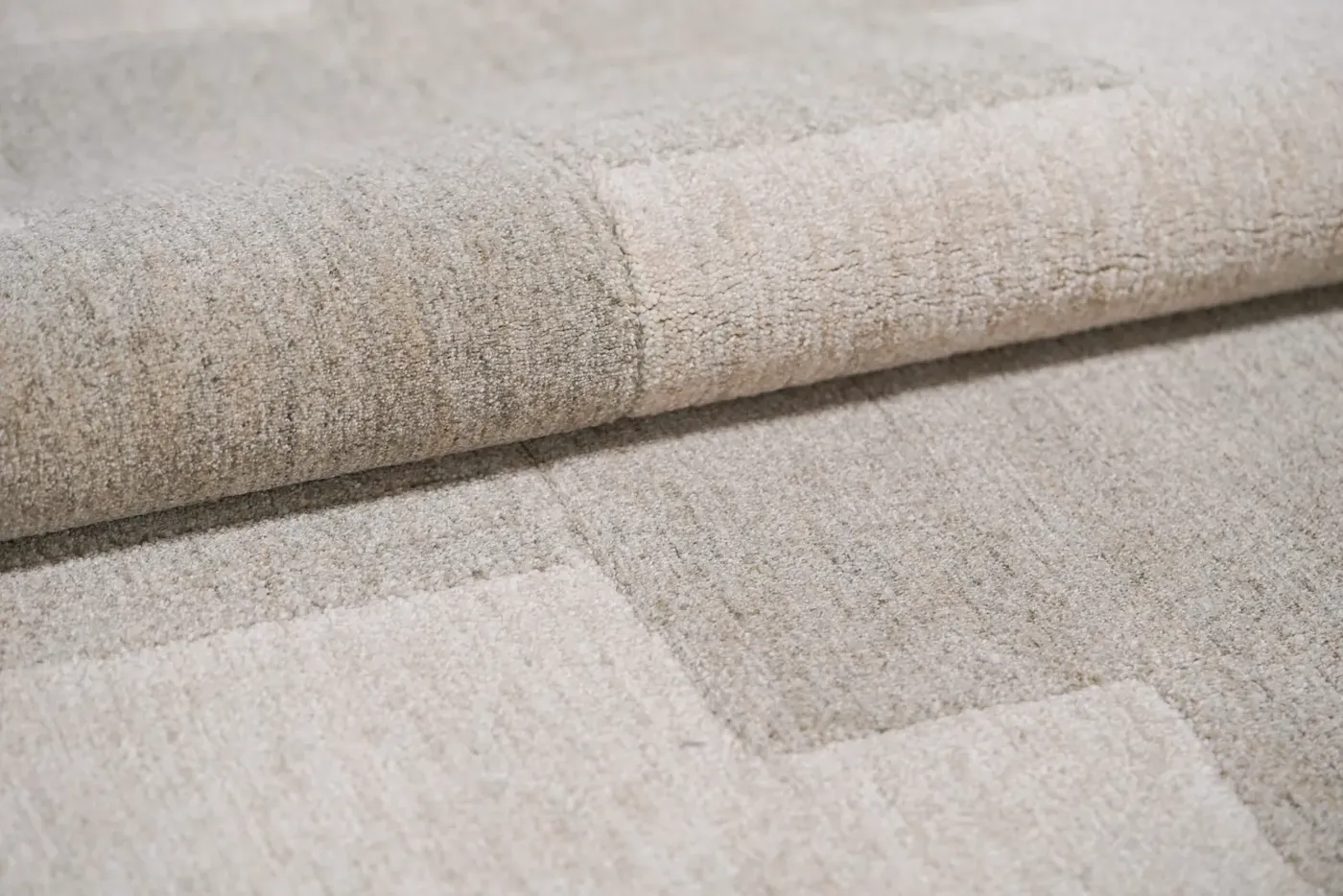 Custom rug Slate, slate-grey carpet with faint tonal blocks