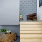 Classic moulded skirting board with curved top edge in deep grey