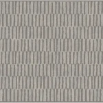 Rug Graphite, grey vertical stripes on a light grey ground