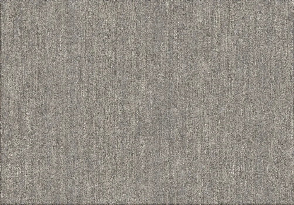 Rug Mica, plain grey with fine vertical striations