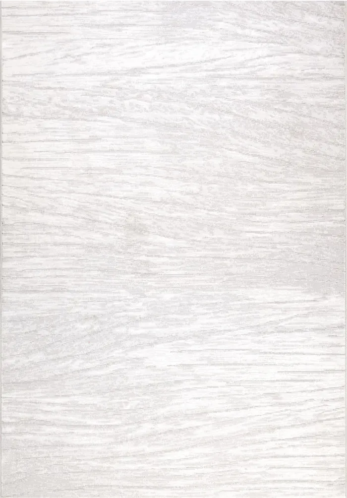 Rug Rain, off-white with pale grey driftwood-style grain
