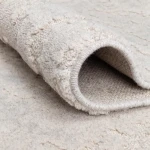 Rug Grey Millstone in plain light grey with a cloudy effect