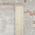 Rug Red Clay, terracotta, brown and beige horizontal bands