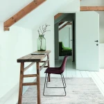 Rug Frosted Graphite with horizontal grey striations