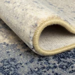 Rug Soft Grisaille, sand to midnight blue abstract gradient
