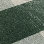 Rug Cashew in sage, grey and sand geometric blocks
