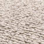 Rug Soft Cord, thick sand-coloured bouclé texture