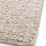 Rug Soft Cord, thick sand-coloured bouclé texture