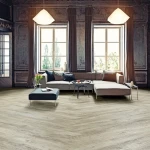 Vinyl flooring Nutmeg, golden rough-sawn oak planks
