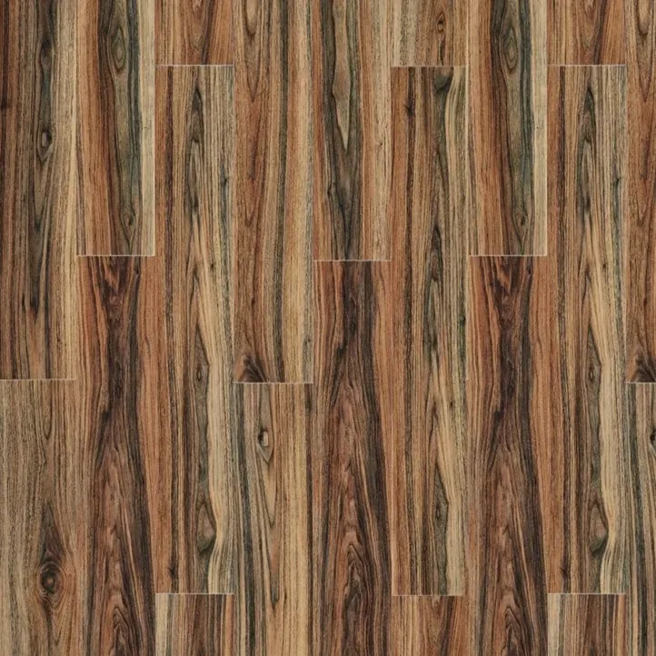 Vinyl flooring Spice, reddish-brown exotic wood-effect planks