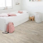 Vinyl flooring Anthracite, whitewashed light grey wood planks