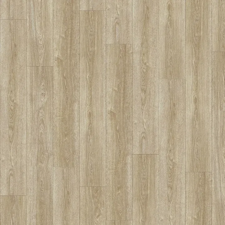 Vinyl flooring Dune, golden beige oak-effect planks