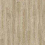 Vinyl flooring Thatch, greige oak-effect planks in mixed lengths