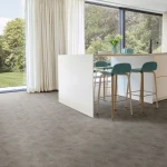 Vinyl flooring Cloud, pale stone-effect tiles in grey and beige