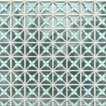 Wall mural Cobalt, blue cross pattern on a regular grid