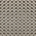 Wall mural Straw, black and white lantern grid pattern