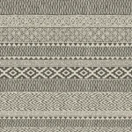 Wall mural Cumin with black and white woven-style geometric bands