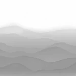 Wall mural Concrete with layered grey waves like distant hills