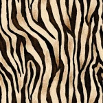 Wall mural Cashew, black and ochre zebra stripes on ivory