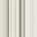 Wall mural Mica, cream and grey vertical fluting effect