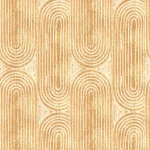 Wall mural Sand with orange arches in a bohemian living room
