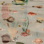Wall mural Havana with sea life drawings beside a bath