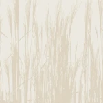 Wall mural Twine, tall beige grasses on a pale ground
