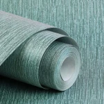 Wallpaper Turquoise, plain deep blue with vertical texture