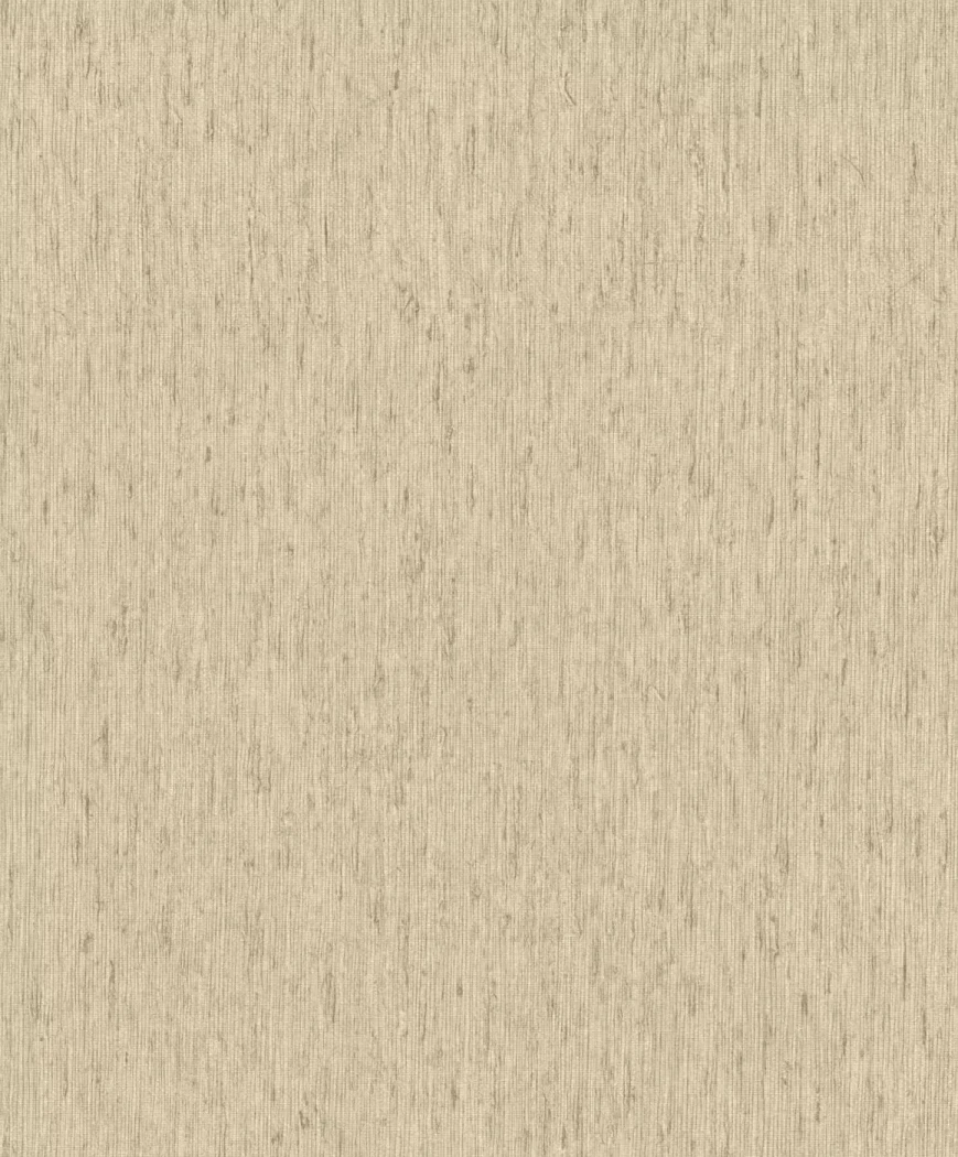 Wallpaper Sisal, plain light beige with fine vertical grain