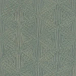 Wallpaper Rock, grey-blue nested triangles with fine ochre lines