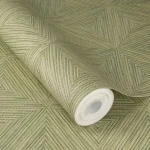 Wallpaper Chartreuse, nested yellow-green triangles forming diamonds