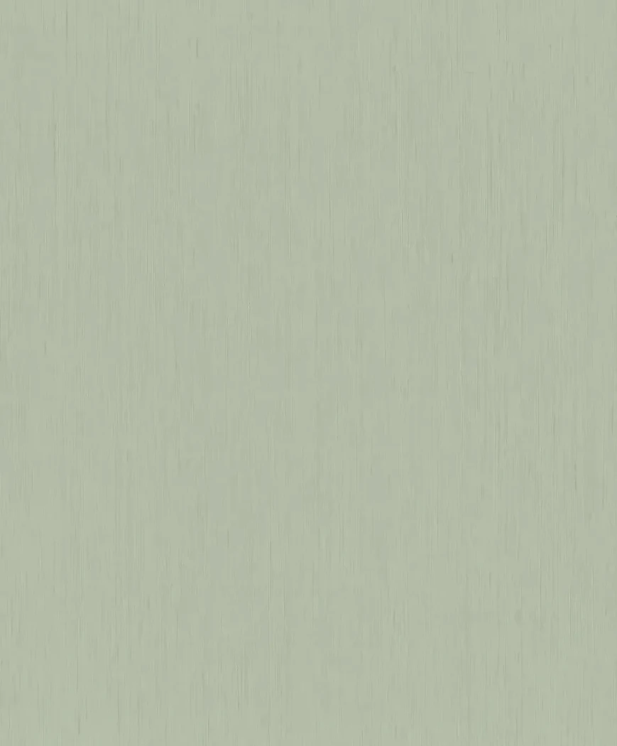 Wallpaper Lichen, sage green plain with fine vertical striations