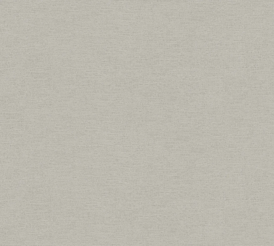 Wallpaper Steel, plain steel grey with a fine linen texture