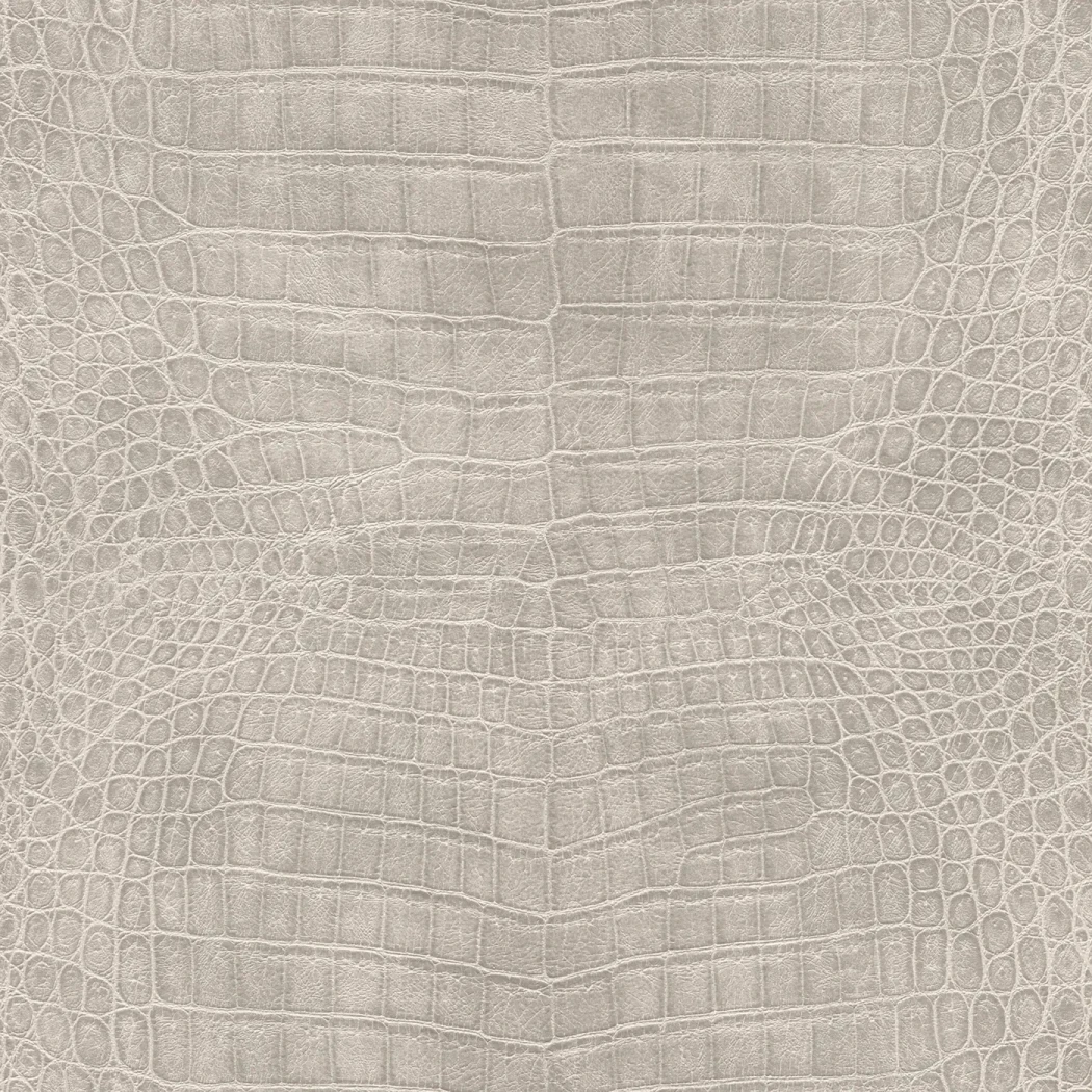 Wallpaper Twine, natural beige with an embossed leather-like cell texture